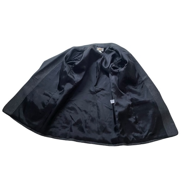 Talbots Petite 2pc Skirt Suit Blazer Jacket Gray Size 8P Wool NWOT Business - Picture 10 of 13